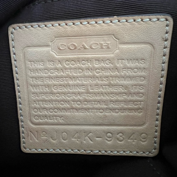 Coach Signature Brown Jacquard 2 Way Bag - Picture 10 of 12